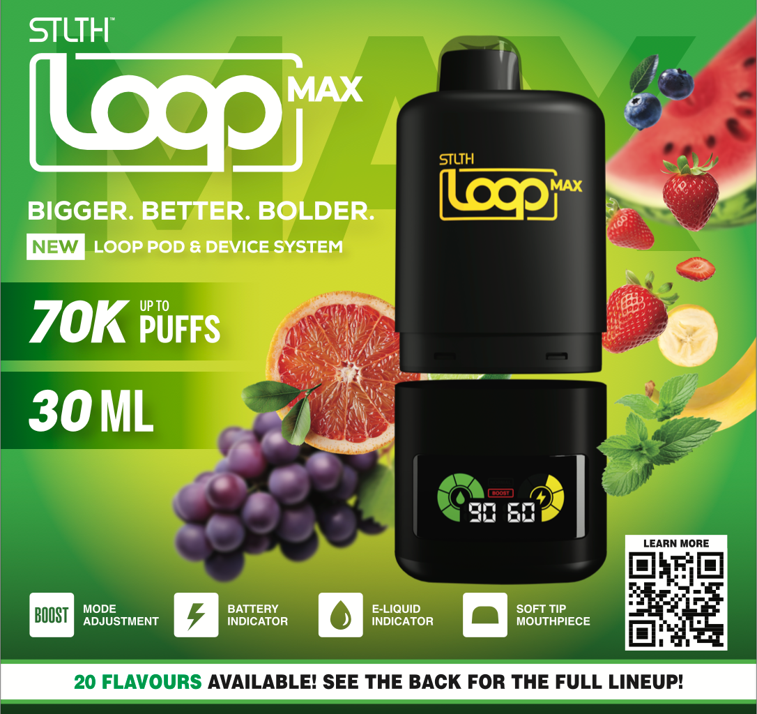 Take Your Vaping Experience to the Max with the STLTH LOOP MAX Best Vapes Take Your Vaping Experience to the Max with the STLTH LOOP MAX Best Vapes