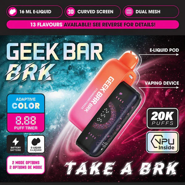 介绍 GEEK BAR BRK：TAKE A BRK！
