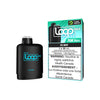 An image of an STLTH Loop Max Ice Mint flavour pod, designed for 70,000 puffs. The sleek, cylindrical vape device features a modern design with a black-coloured finish. The branding and flavour details are clearly visible on the packaging, highlighting the long-lasting capacity and smooth Ice Mint flavour.