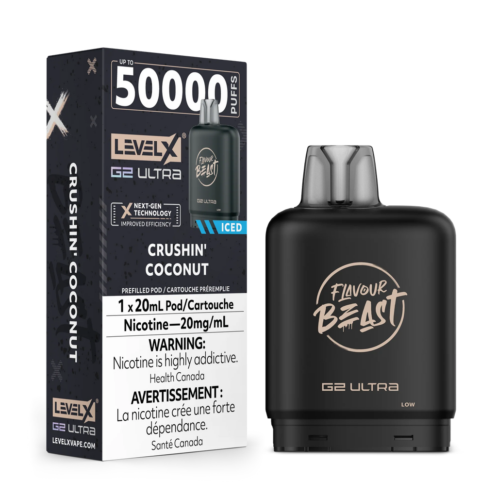 Flavour Beast Level X G2 Ultra Pods | Pod Systems | Best Vapes Canada Flavour Beast Level X G2 Ultra Pods | Pod Systems | Best Vapes Canada