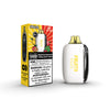 fruitii vape mango peach watermelon flavour packaging and device image on white background