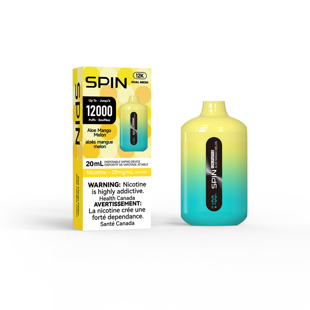 SPIN 12K | Vape jetable | Meilleurs vapoteurs au Canada Best Vapes