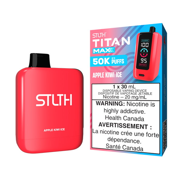 STLTH Titan Max 50K Disposable Vape - Apple Kiwi Ice