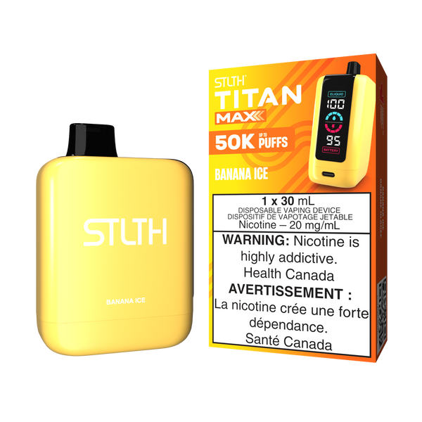 STLTH Titan Max 50K Disposable Vape - Banana Ice